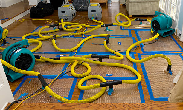 Sewage cleanup and water damage restoration in New London, TX